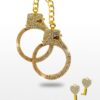 Diamond Wrist Cuffs Gold