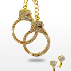 Diamond Wrist Cuffs Gold