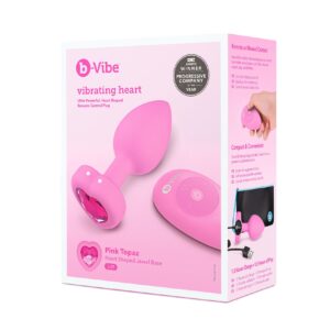 B-Vibe Vibr Heart Plug S/M