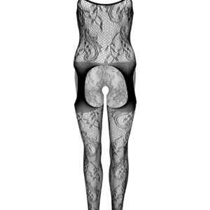 Floral Suspender Bodystocking