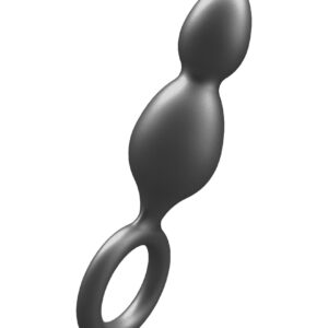 Buttocks ToyJoy plug anale in silicone metallico con 2 palline